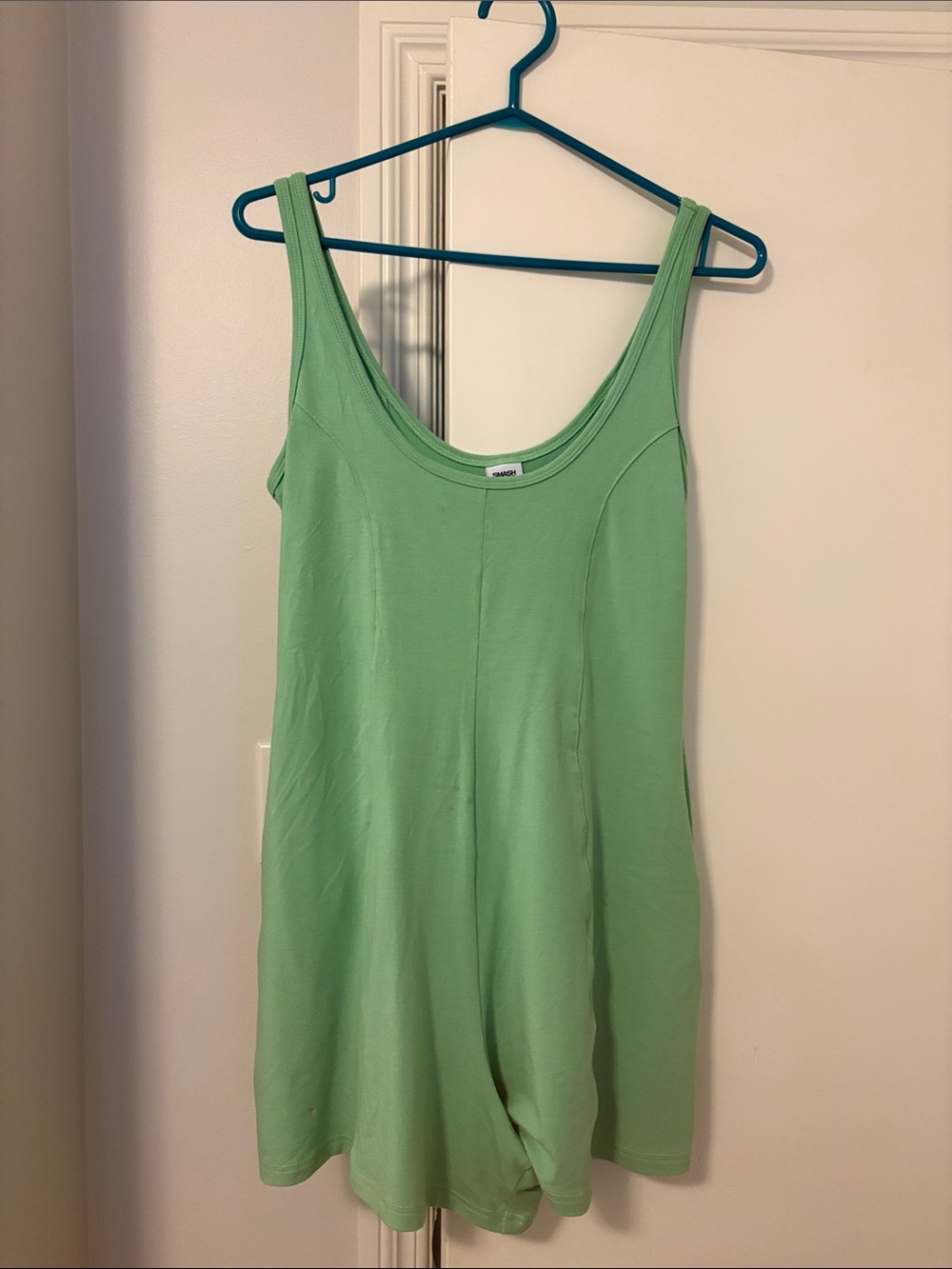 Smash + Tess Mint Green Sleeveless Scoop Romper